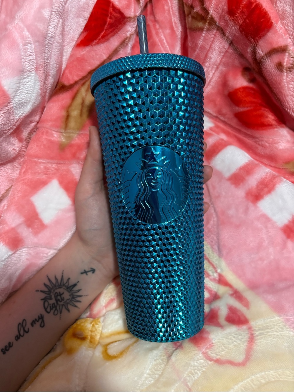 Starbucks blue cup